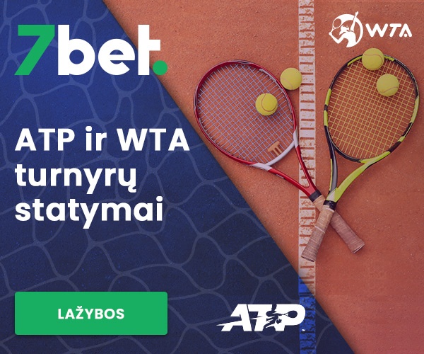 ATP WTA teniso turnyrai statymai lažybos 7bet