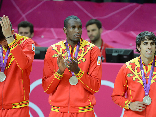 Serge Ibaka Ispanijos krepšinio rinktinė 2012 Londono Olimpinės žaidynės 7bet statymai lažybos