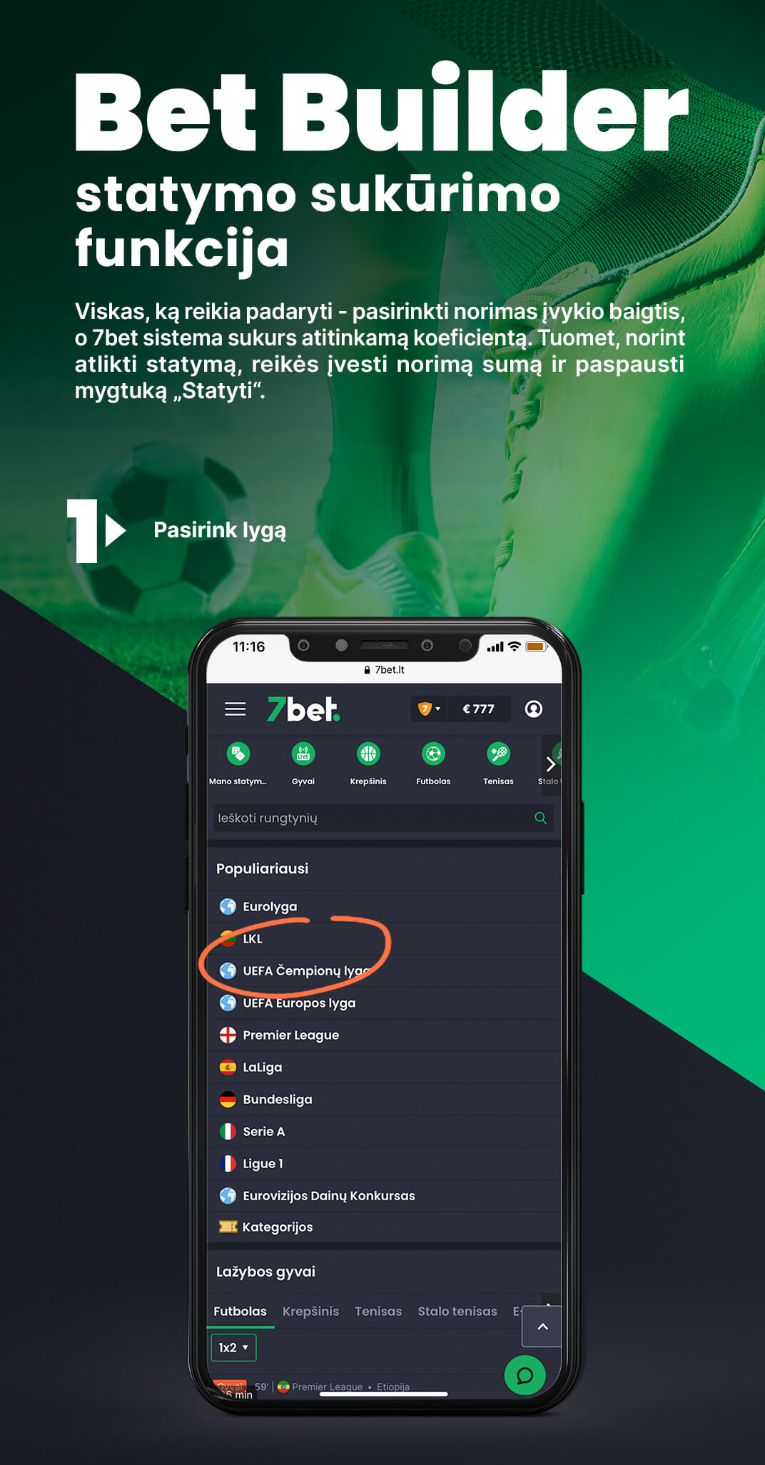 kas yra bet builder 7bet statymai lažybos